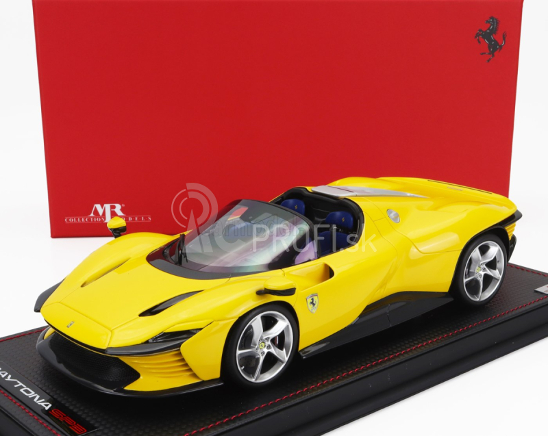 Mr-models Ferrari Daytona Sp3 2022 - Con Vetrina - S vitrínou 1:18 Giallo Modena - žltá