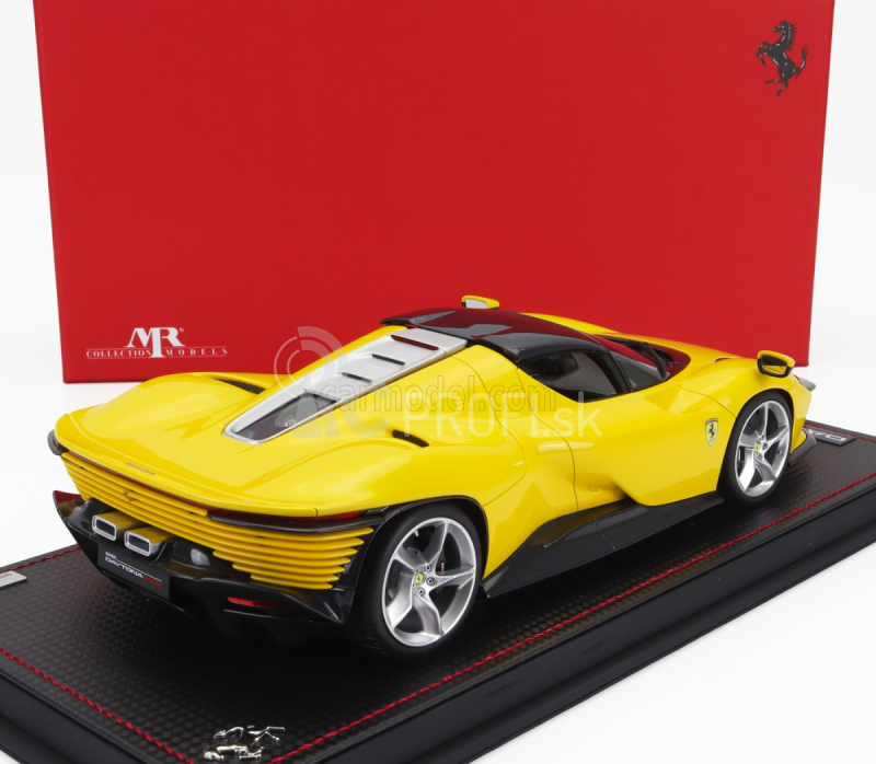 Mr-models Ferrari Daytona Sp3 2022 - Con Vetrina - S vitrínou 1:18 Giallo Modena - žltá