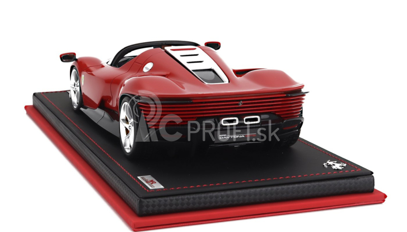 Mr-models Ferrari Daytona Sp3 2022 - Con Vetrina - S vitrínou 1:18 Rosso Corsa - červená