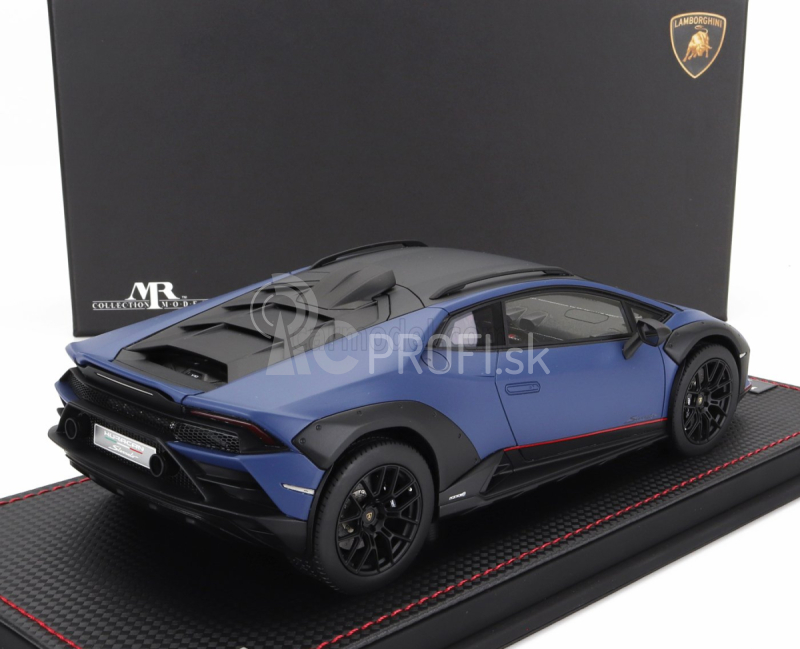 Mr-models Lamborghini Huracan Sterrato 2022 - Con Vetrina - S vitrínou 1:18 Blu Grifo - Matná modrá