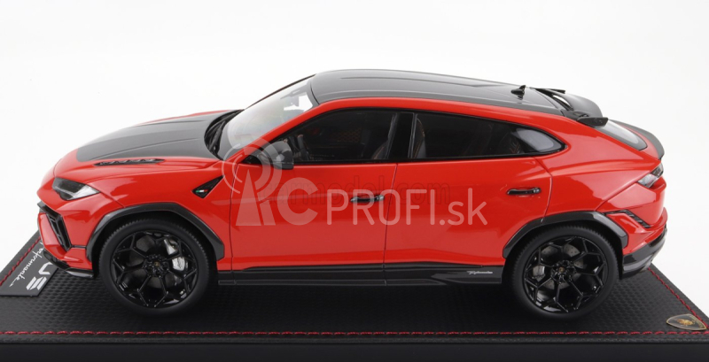 Mr-models Lamborghini Urus Performante 2022 - Con Vetrina - S vitrínou 1:18 Rosso Arancio - oranžová