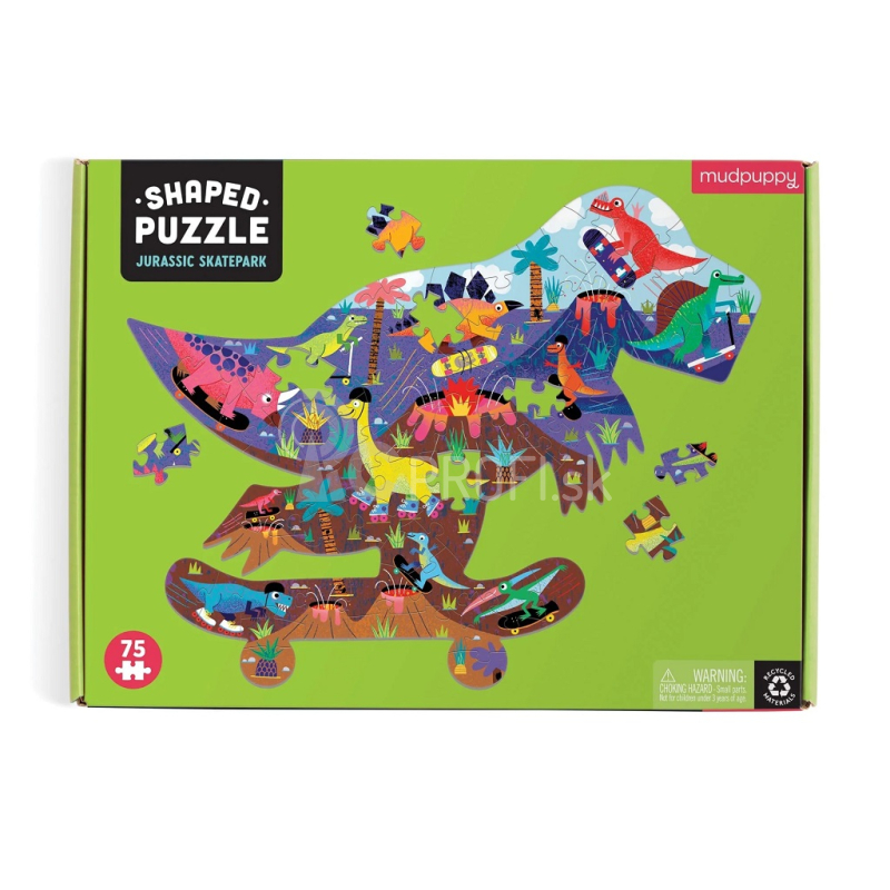 Mudpuppy Puzzle Jurassic Skatepark 75 dielikov