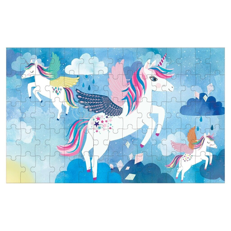 Mudpuppy Puzzle Lenticular Magic of Unicorns 75 dielikov Poškodené balenie