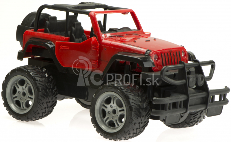 NA DIELY – RC auto Off-Road Jeep 1:14, červená