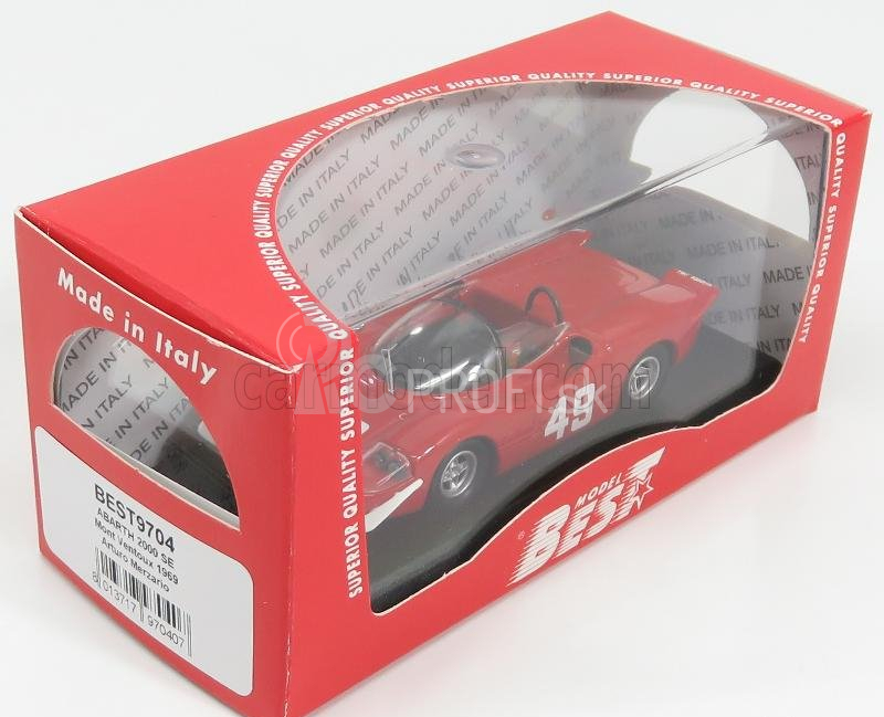 Najlepší model Abarth 2000 Se 2nd N 49 Mont Ventoux 1969 A.merzario 1:43 Red