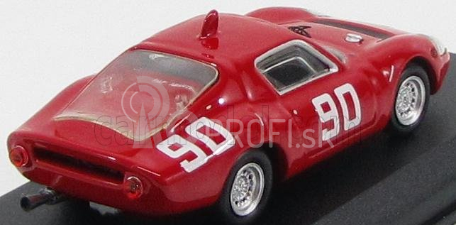 Najlepší model Abarth Ot1300 Mugello N 90 Mugello 1967 Nesti - Hezemans - Furtmayr 1:43 Červená