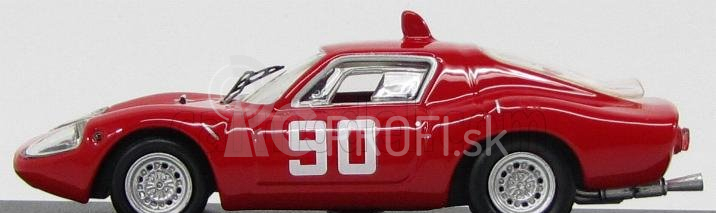 Najlepší model Abarth Ot1300 Mugello N 90 Mugello 1967 Nesti - Hezemans - Furtmayr 1:43 Červená