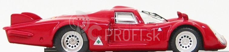 Najlepší model Alfa romeo 33.2 Coda Lunga Prova 1968 1:43 Red