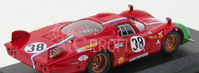 Najlepší model Alfa romeo 33.2 Lm N 38 Le Mans 1969 Gosselin - Burgoigni 1:43 Red