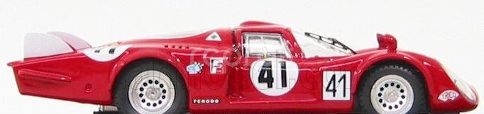 Najlepší model Alfa romeo 33.2 Lm N 41 24h Le Mans 1968 Baghetti - Vaccarella 1:43 Červená Biela