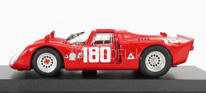 Najlepší model Alfa romeo 33.2 N 180 Targa Florio 1969 I.galli - N.giunti 1:43 Red