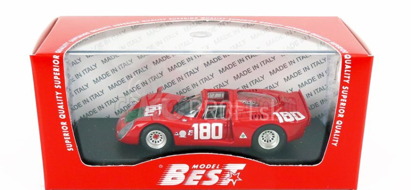 Najlepší model Alfa romeo 33.2 N 180 Targa Florio 1969 I.galli - N.giunti 1:43 Red