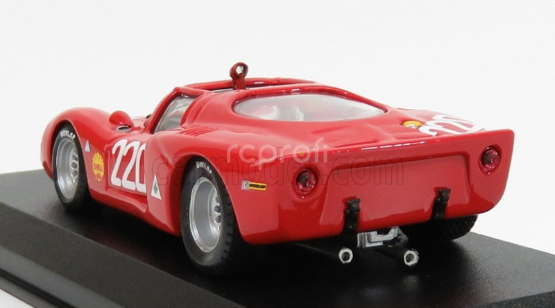 Najlepší model Alfa romeo 33.2 N 220 Targa Florio 1968 Vaccarella - Schutz 1:43 Red