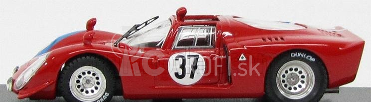 Najlepší model Alfa romeo 33.2 N 37 Test 24h Le Mans 1968 Gosselin - Trosch 1:43 Red Blue