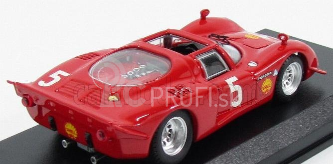 Najlepší model Alfa romeo 33.2 Spider N 5 Winner Montlhery 1969 Larrousse - Verrier 1:43 Red