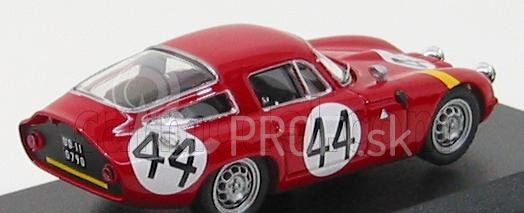 Najlepší model Alfa romeo Tz 1 Sebring N 44 Le Mans 1965 Koob - Finchel 1:43 Red