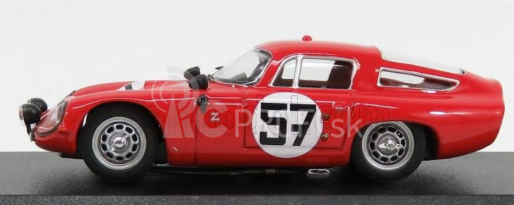 Najlepší model Alfa romeo Tz1 Coupe N 57 13. 24h Le Mans 1964 Bussinello - Deserti 1:43 Červená