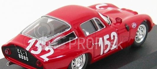 Najlepší model Alfa romeo Tz1 N 152 Targa Florio 1970 Giugno - Sutera 1:43 Red