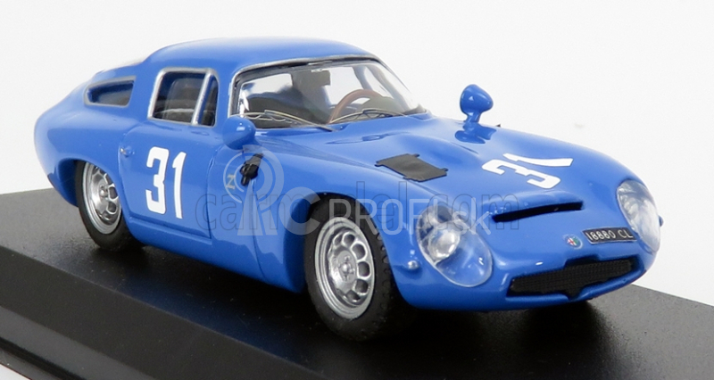 Najlepší model Alfa romeo Tz1 N 31 1000km Monza 1965 Panepinto - Facetti 1:43 Blue