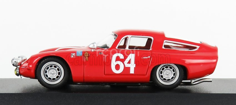 Najlepší model Alfa romeo Tz1 N 64 Winner Rally Criterium Des Cevennes 1964 J.rolland - G.augias 1:43 Red