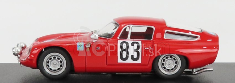 Najlepší model Alfa romeo Tz1 N 83 Winner Coupe Des Alpes 1964 G.augias 1:43 Red