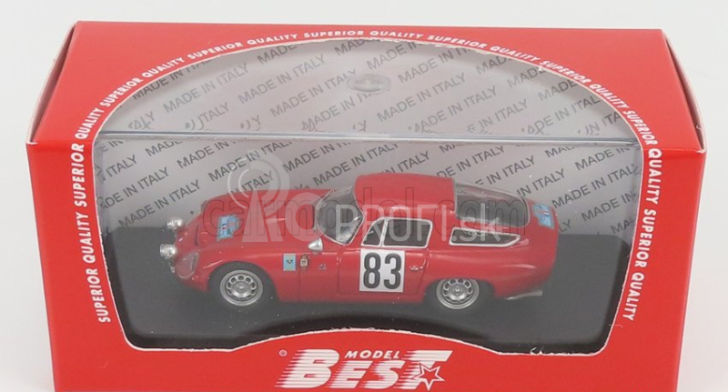 Najlepší model Alfa romeo Tz1 N 83 Winner Coupe Des Alpes 1964 G.augias 1:43 Red