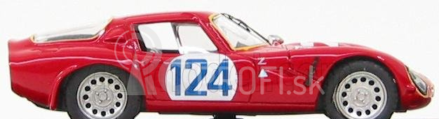 Najlepší model Alfa romeo Tz2 N 124 Targa Florio 1967 Sangri-la - Federico 1:43 Red