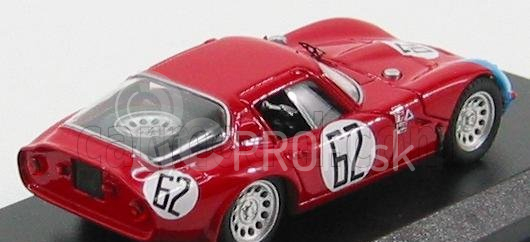 Najlepší model Alfa romeo Tz2 N 62 Sebring 1966 Bianchi - Consten 1:43 Red