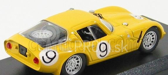 Najlepší model Alfa romeo Tz2 N 9 Australia 1966 Bartlett - Chivas 1:43 Yellow