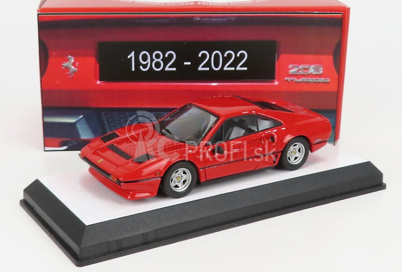 Najlepší model Ferrari 208 Gtb Turbo 1982 - Museo Enzo Ferrari Modena 2022 1:43 Red