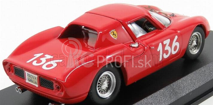 Najlepší model Ferrari 250 Lm N 136 Targa Florio 1965 Nicodemi - Lessona 1:43 Red