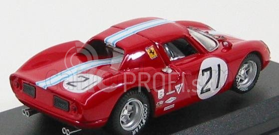 Najlepší model Ferrari 250 Lm N 21 Daytona 1970 Chinetti - Jr Young 1:43 Red