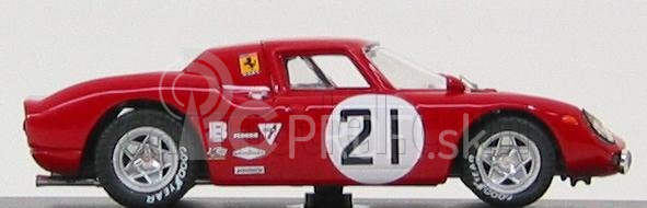 Najlepší model Ferrari 250 Lm N 21 Daytona 1970 Chinetti - Jr Young 1:43 Red