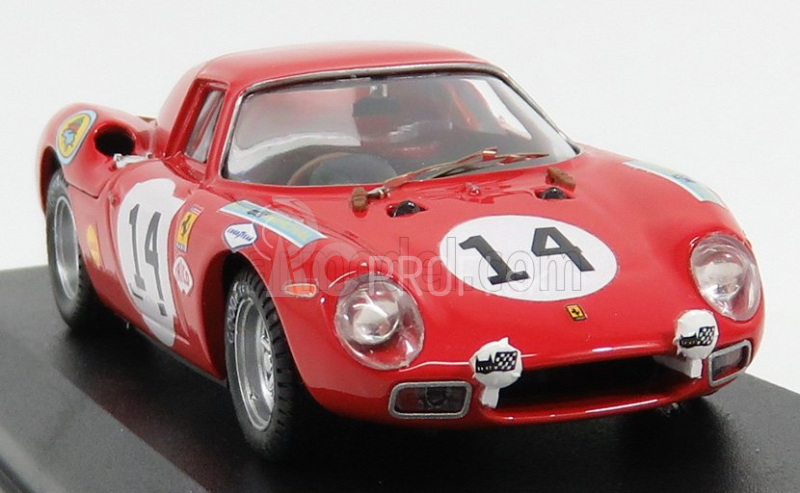 Najlepší model Ferrari 250lm 3.3l V12 Team North American Racing Team N.a.r.t. N 14 24h Le Mans 1968 M.gregory - C.klob 1:43 Červená