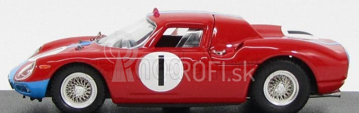 Najlepší model Ferrari 250lm Coupe N 1 Kyalami 1964 Piper - Maggs 1:43 Red Light Blue