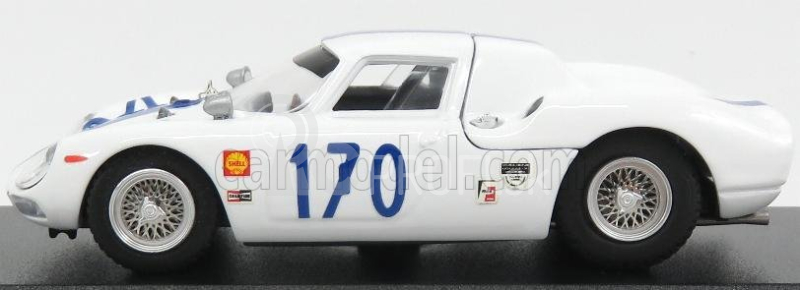 Najlepší model Ferrari 250lm Coupe N 170 Targa Florio 1966 Swanson - Ennis 1:43 White