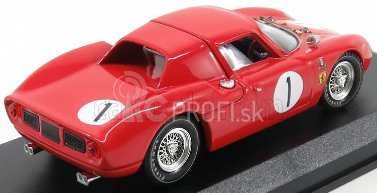 Najlepší model Ferrari 250lm N 1 Víťaz 6h Perth Caversham 1965 Martin - Mckay 1:43 Red