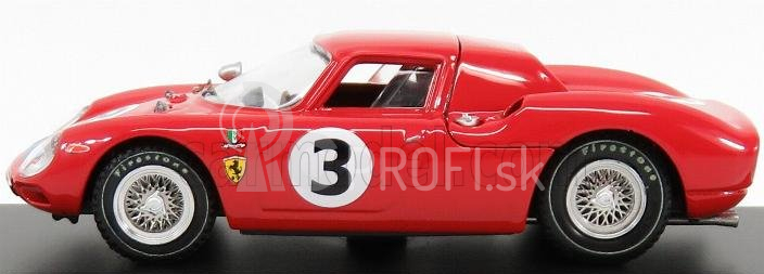 Najlepší model Ferrari 250lm N 3 Víťaz 12h Surfers Paradise 1966 J.stewart 1:43 Červená