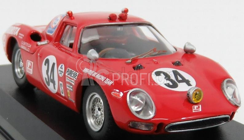 Najlepší model Ferrari 250lm N 34 Winner Class 24h Daytona 1968 Gunn - Ortega - Merello 1:43 Red