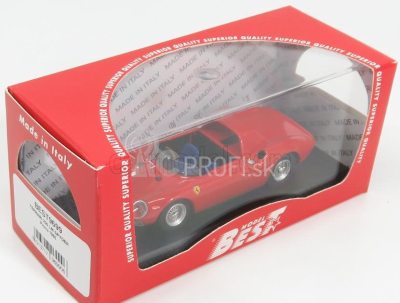 Najlepší model Ferrari 250lm Spider N 0 Prova 1965 1:43 Red