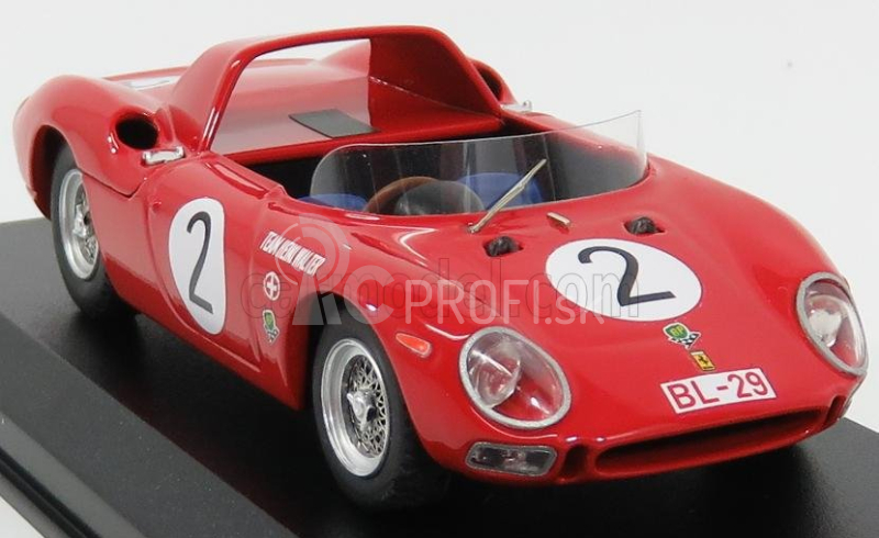 Najlepší model Ferrari 250lm Spider N 2 Trieda víťazov Pernis Von Tirol Innsbruck 1965 H.walter 1:43 Červená