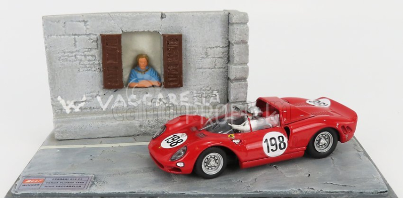 Najlepší model Ferrari 275p N 198 Winner Targa Florio 1965 Nino Vaccarella 1:43 Červená