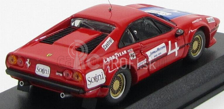 Najlepší model Ferrari 308 Gtb Coupe N 4 Daytona 1978 Mallet - Romolotti - Bondurant 1:43 Red