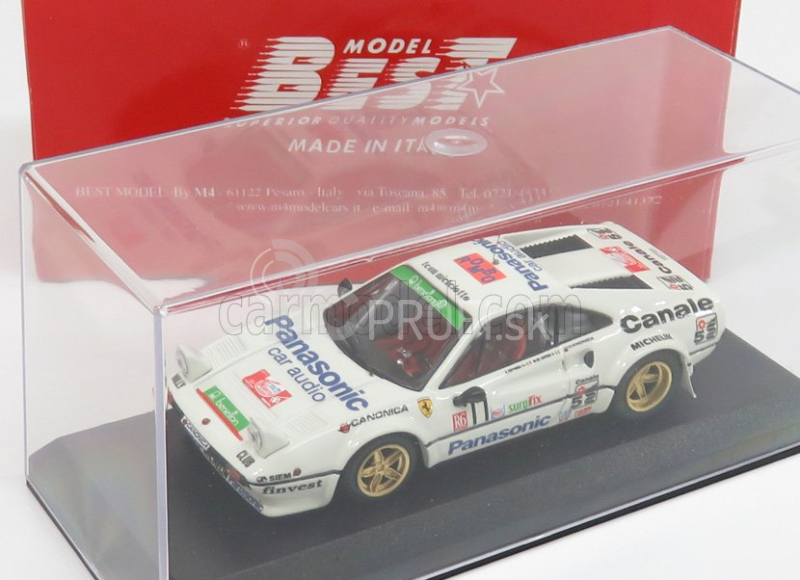 Najlepší model Ferrari 308 Gtb Gr.4 N 11 Winner Rally Del Ciocco 1982 De Antoni - Tognana 1:43 Biela