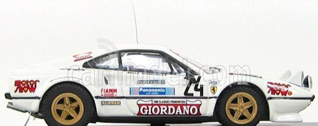 Najlepší model Ferrari 308 Gtb Gr.4 N 24 Rally Della Luna 1980 Giordano - Bolla 1:43 White