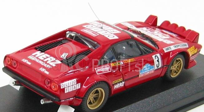 Najlepší model Ferrari 308 Gtb Gr.4 N 3 Targa Florio 1980 Andruet - Biche 1:43 Red