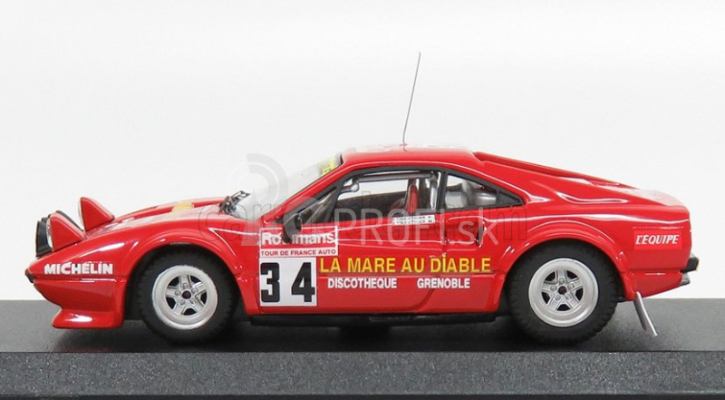 Najlepší model Ferrari 308 Gtb Gr.4 N 34 Tour De France 1983 Gauthier - Gauthier 1:43 Red