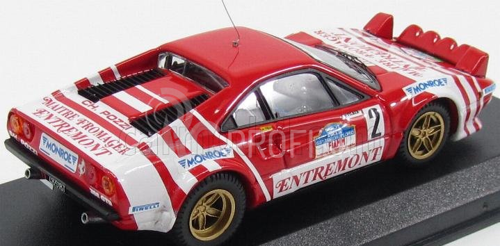 Najlepší model Ferrari 308 Gtb Gr.4 (nočná verzia) N 2 1:43, červená