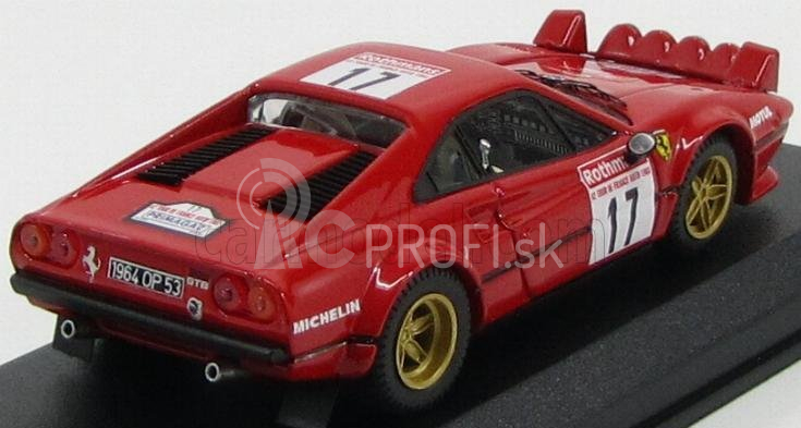 Najlepší model Ferrari 308 Gtb N 17 Tour De France 1953 Bouteloup - Panic 1:43 Red