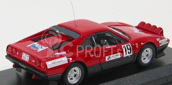 Najlepší model Ferrari 308 Gtb N 19 Rally St Cergue 1982 Jaquillard 1:43 Red